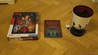 Stranger Things - kniha, lampa, puzzle
