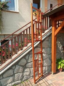 Dělící, květinová retro stěna