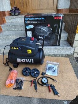 Prodám NEPOUŽITÝ Bezolejový kompresor ROWI DKP 1200/24/1 OF