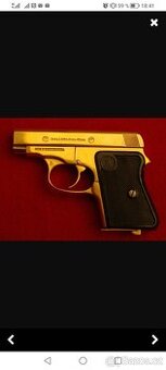 Pistole ČZ 45 v pozlaceném provedení - 1