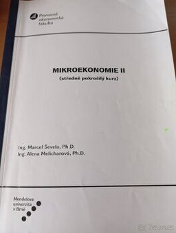 Mikroekonomie 2