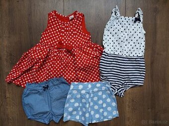 Letní dívčí set H&M, vel.80, 9-12 měsíců
