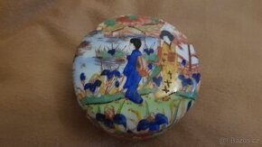 Retro porcelánová dóza na šperky Viktoria Stará Role K.Var