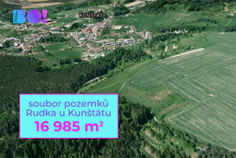 Prodej pole, 16 985 m², Rudka u Kunštát