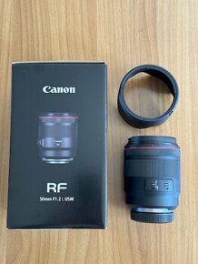 Prodám objektiv Canon RF 50 mm f/1,2 L USM
