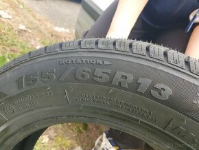 Prodam novy zimní pneumatiky R13 155/65