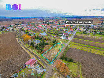 Prodej stavebního pozemku 1000 m2, Trávník, Kroměříž
