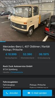 Veterán Mercedes Benz 508 D valník