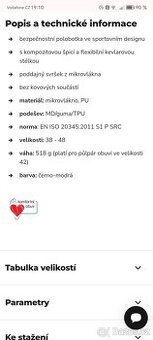 Prodám pracovní obuv DIGGER S1P