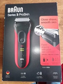 Holící strojek Braun S3 series 3030s - Nový.Nevyužiji.