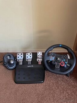 Prodám Logitech G29 + řadicí páku – 3300 Kč