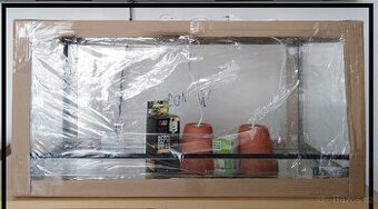 LNové 100x40x40cm terárium, 2x světla , žárovky uvb a výhřev