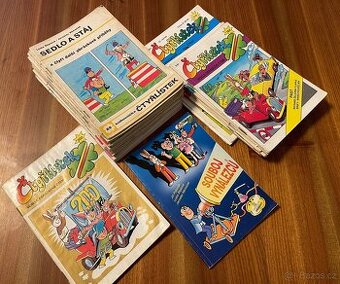 Čtyřlístky různé, mix 34ks (1978-2001) - 1