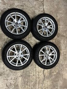 Alu kola 5x120 r16 205/55 4x pneu Nexen Zimní