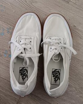 Vans bílé plátěné tenisky
