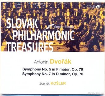 CD Antonín Dvořák – Symph. No. 5 & 7 / Zdeněk Košlér