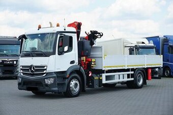 Mercedes-Benz ANTOS 1830 - valník s hydraulickou rukou