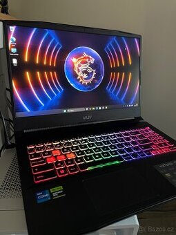 Herní notebook MSI Katana 15 B12VGK, RTX 4070, IPS 144hz