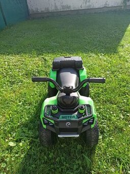 Dětská elektrická čtyřkolka 6V -35W zelená