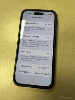 Iphone 15 Pro ,tmavě modrý
