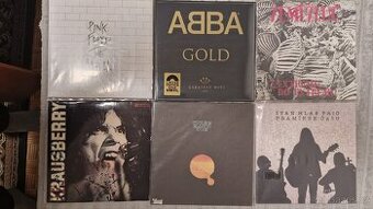 LP PINK FLOYD,KRAUSBERRY,ABBA,HLAS+podpis,ZEMĚŽLUČ