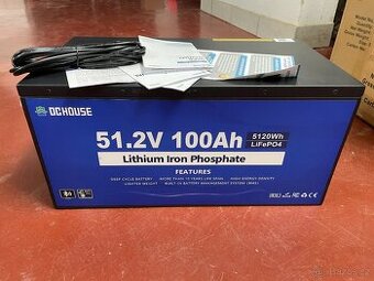 LiFePO4 baterie 51,2V 100Ah