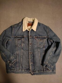 RIFLOVÁ BUNDA LEVI'S KOŽÍŠEK XXL