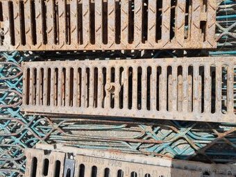 Litinový rošt, můstkový rošt 500 x 150 mm, 2 ks