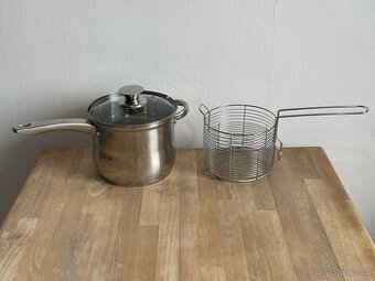 Hrnec s vložkou na fritování či těstoviny