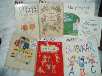 staré učebnice pro 1 třídu ZDŠ-Slabikář