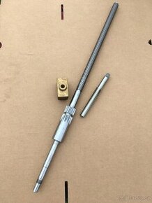 Příčný šroub, matice, závitník - soustruh SV18