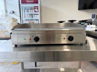 Profesionální elektrická grilovací deska METRO – dobrý stav