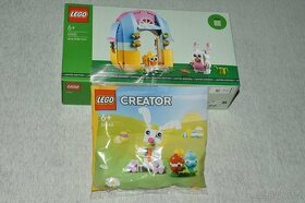 Lego 40682 + 30668 - Jarní Domek + Velikonoční Zajíček