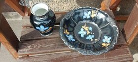 Porcelánový talíř a váza