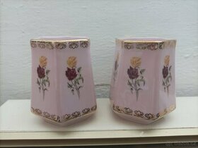 Hrnky - růžový porcelán