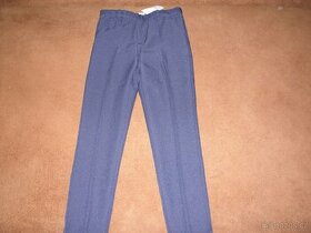 Nové společenské chlapecké kalhoty zn. H&M vel.128 - 1