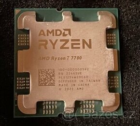 AMD Ryzen 7 7700, 8C/16T, TDP 65W, bez chladice