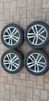 Prodám 4x Aludisky R17 6,5Jx17 ET52 originál VW5TA 601025G