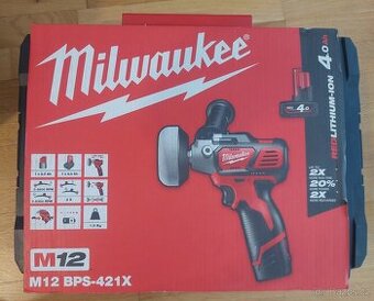 Milwaukee M12 BPS-421X Aku leštička - bruska
