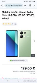 Xiaomi Redmi Note 13 - 6/128 GB