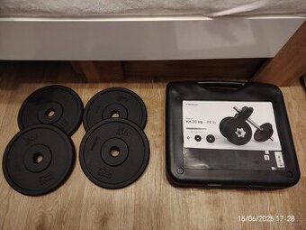 Sada činek na posilování 20 kg+4x5 Kg