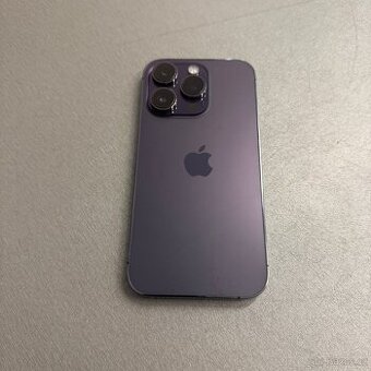 iPhone 14 Pro 256GB deep purple, 12 měsíců záruka