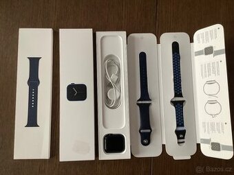 Apple watch 6, 44mm, modre