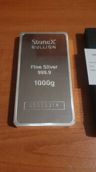Investiční stříbro 1kg StoneX - 1