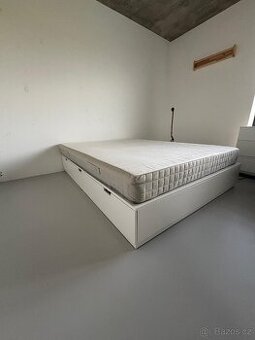 Dětská postel IKEA s úložným prostorem + matrace – TOP stav