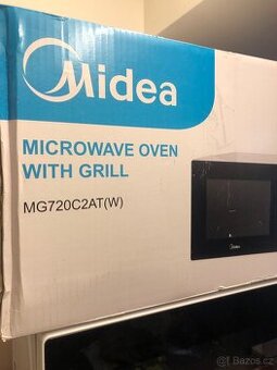 Mikrovlnka Midea mg720c2at(w) s grilem zanovni