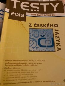 Testy z Čj pro žáky 9. Tříd ZŠ 2019