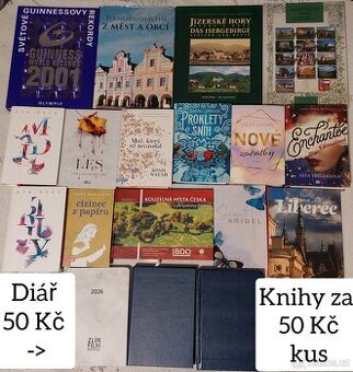 Prodám knihy 50 Kč kus
