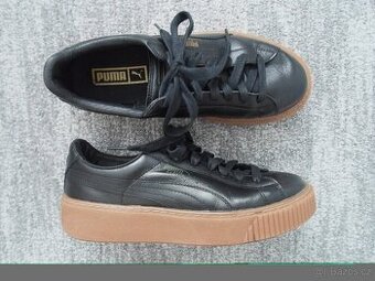Černé boty tenisky botasky Puma - 39