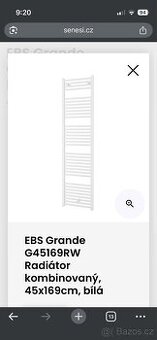 Žebřinový radiátor